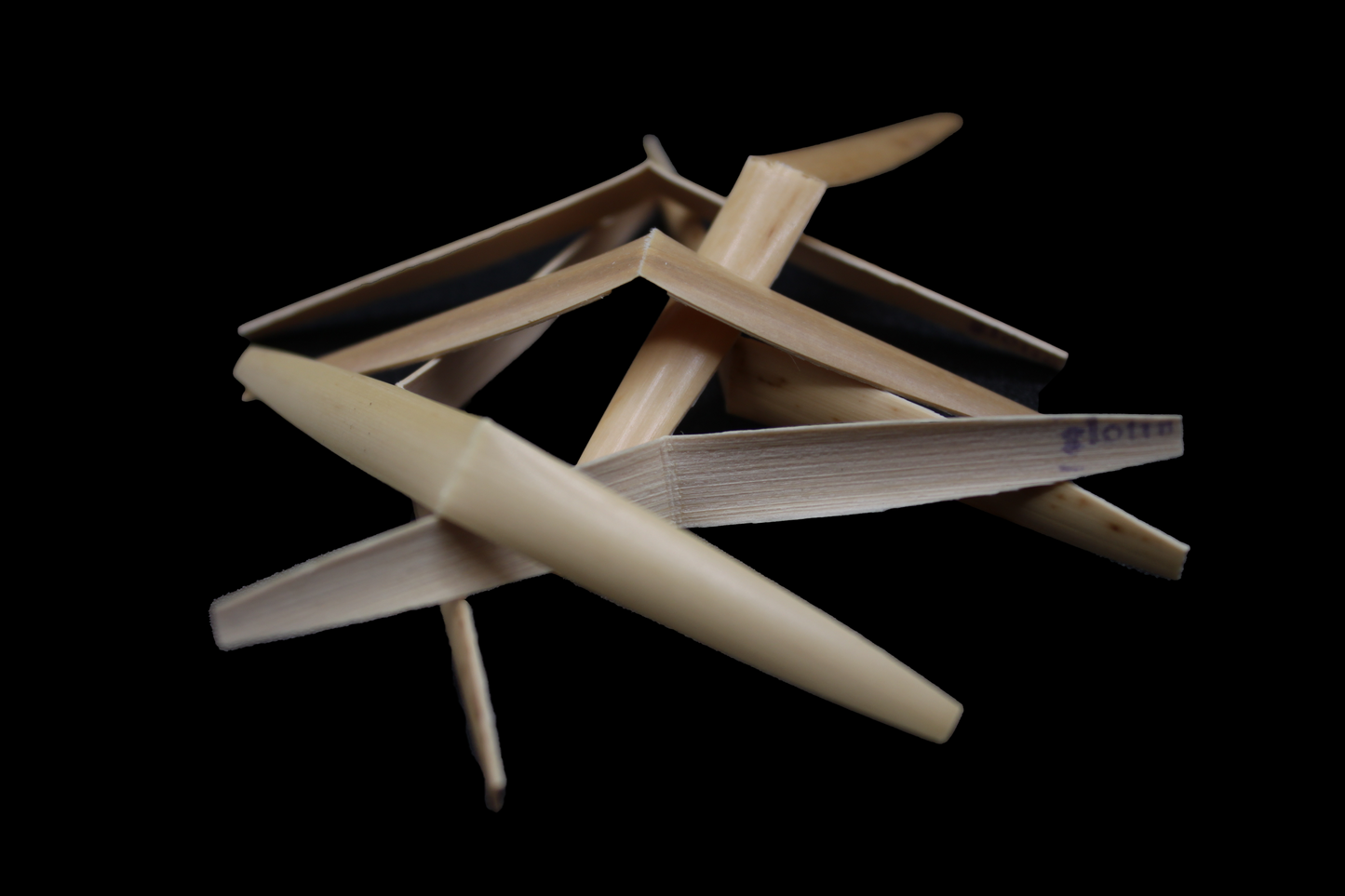 Glotin Shaped and Folded Oboe Cane