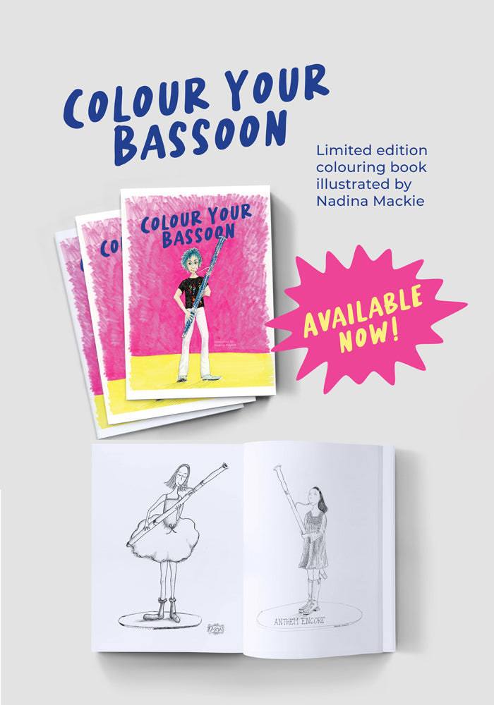 Colour Your Bassoon by Nadina Mackie Reed Supplies Canada
