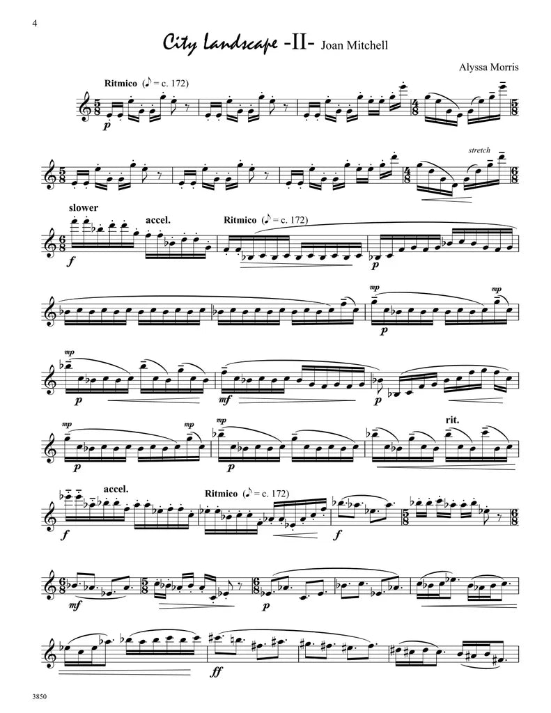 Morris: Collision Etudes for Unaccompanied Oboe Trevco