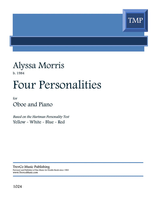Morris: Four Personalities for Oboe and Piano Trevco