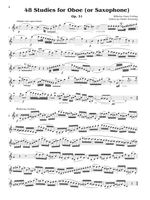 Ferling 48 Studies for Oboe, Kalmus Edition Alfred